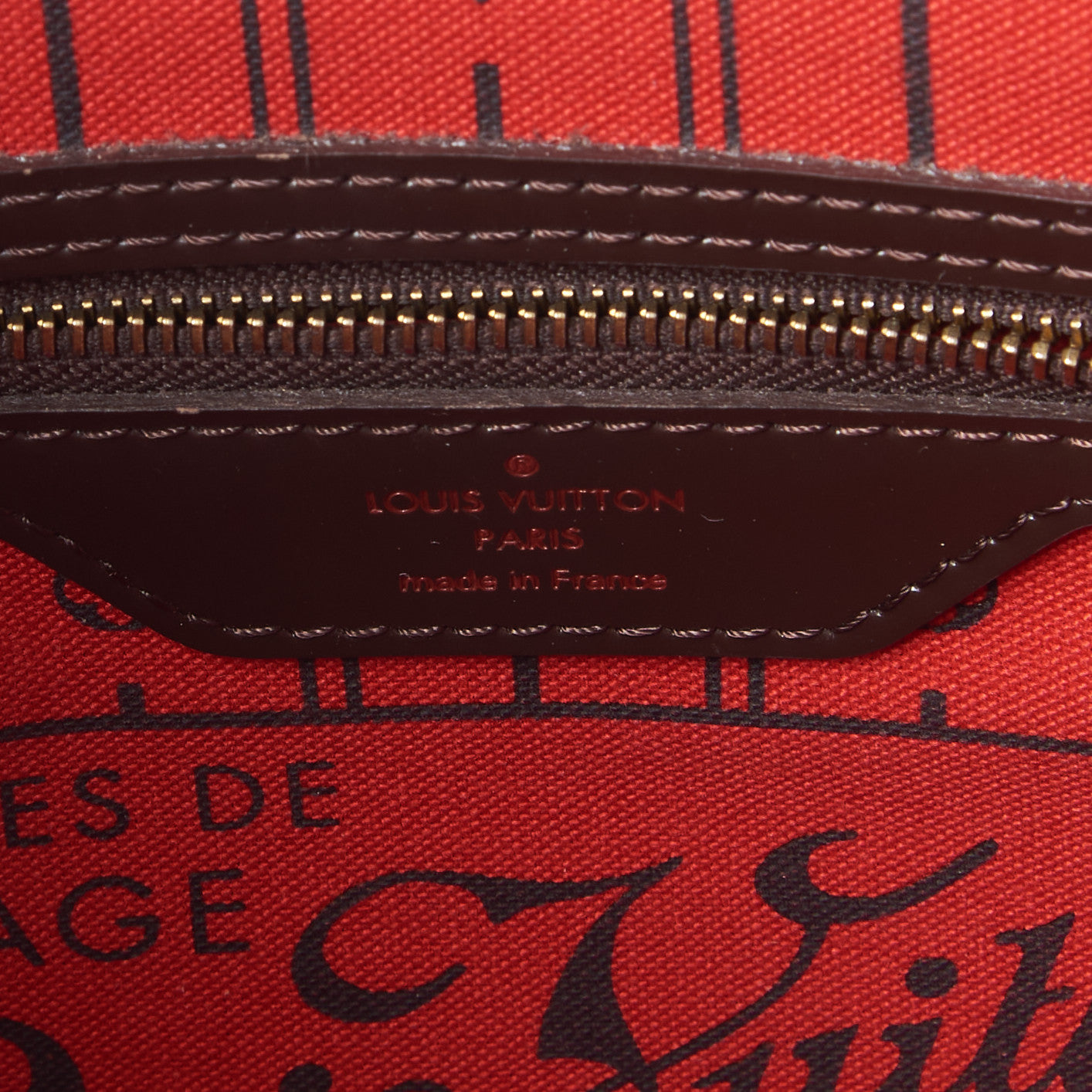 Louis Vuitton Damier Ebene Neverfull PM 8 of 9