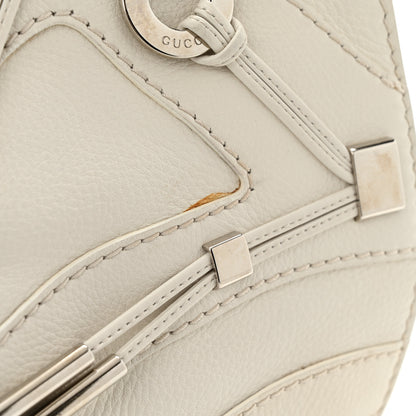 Gucci Calfskin Techno Horsebit Large Flap White 11 of 15
