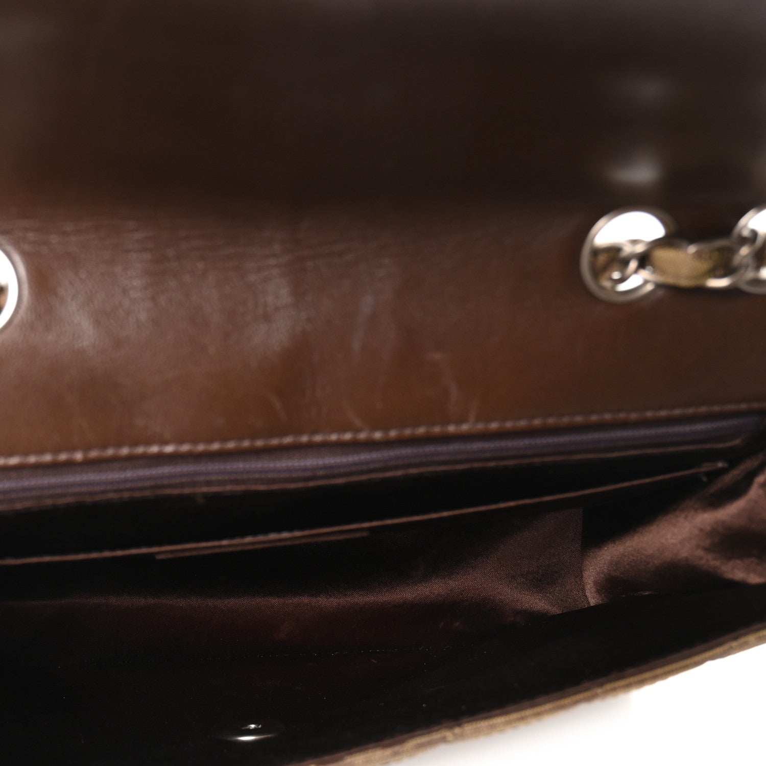 Chanel Nylon Medium Travel Flap Brown 5 of 10