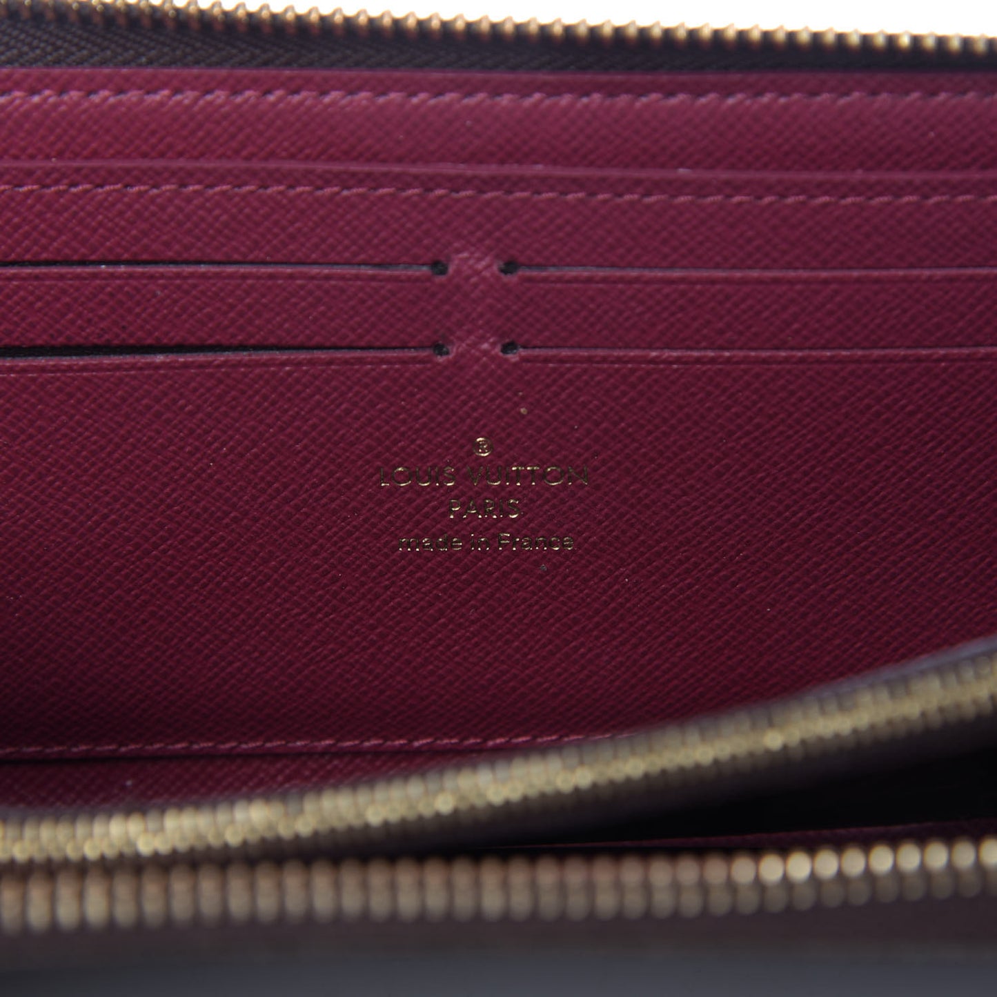 Monogram Clemence Wallet Fuchsia