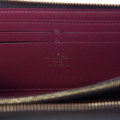 Louis Vuitton Monogram Clemence Wallet Fuchsia 8 of 9