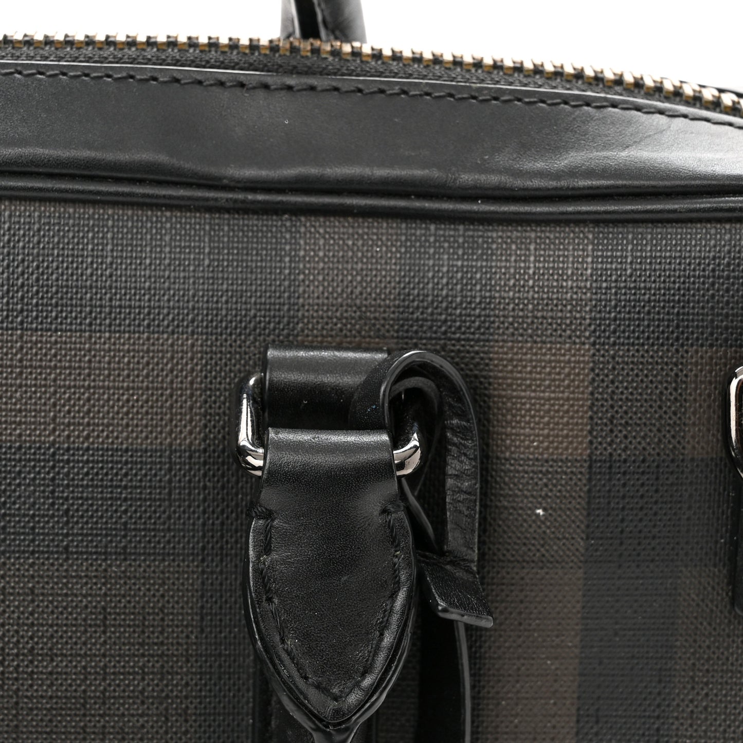 Smoked Check Newburg Briefcase