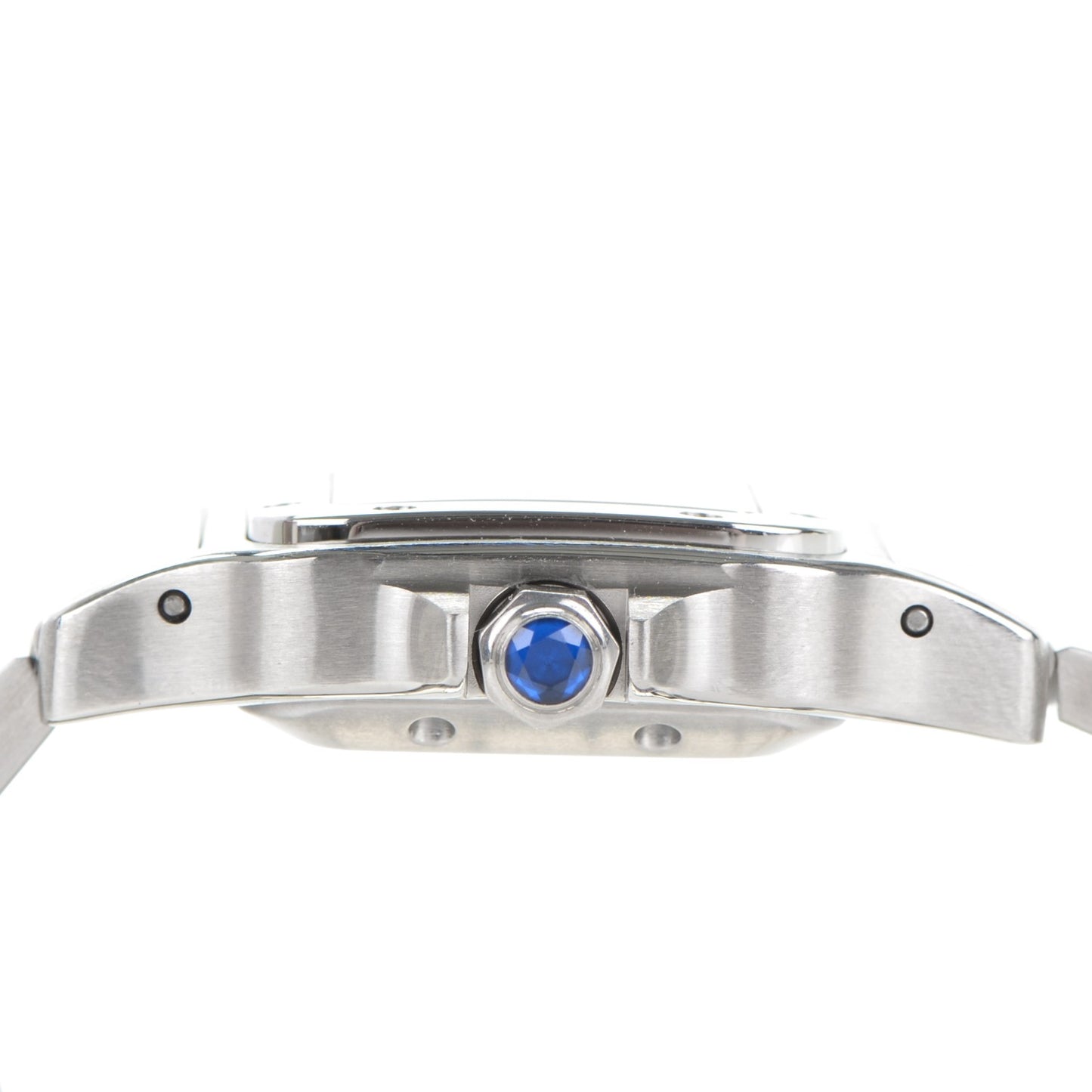Stainless Steel 24mm Santos de Galbee Automatic Watch