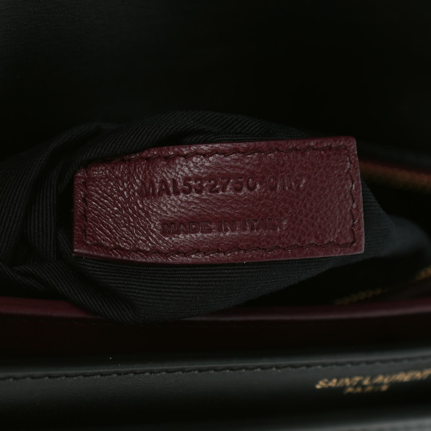 Saint Laurent Smooth Calfskin Monogram Cassandra Clasp Bag Black 7 of 9