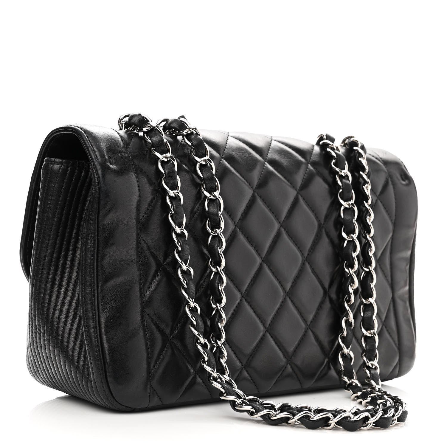 Chanel Lambskin Medium Coco Rider Flap Black 3 of 18