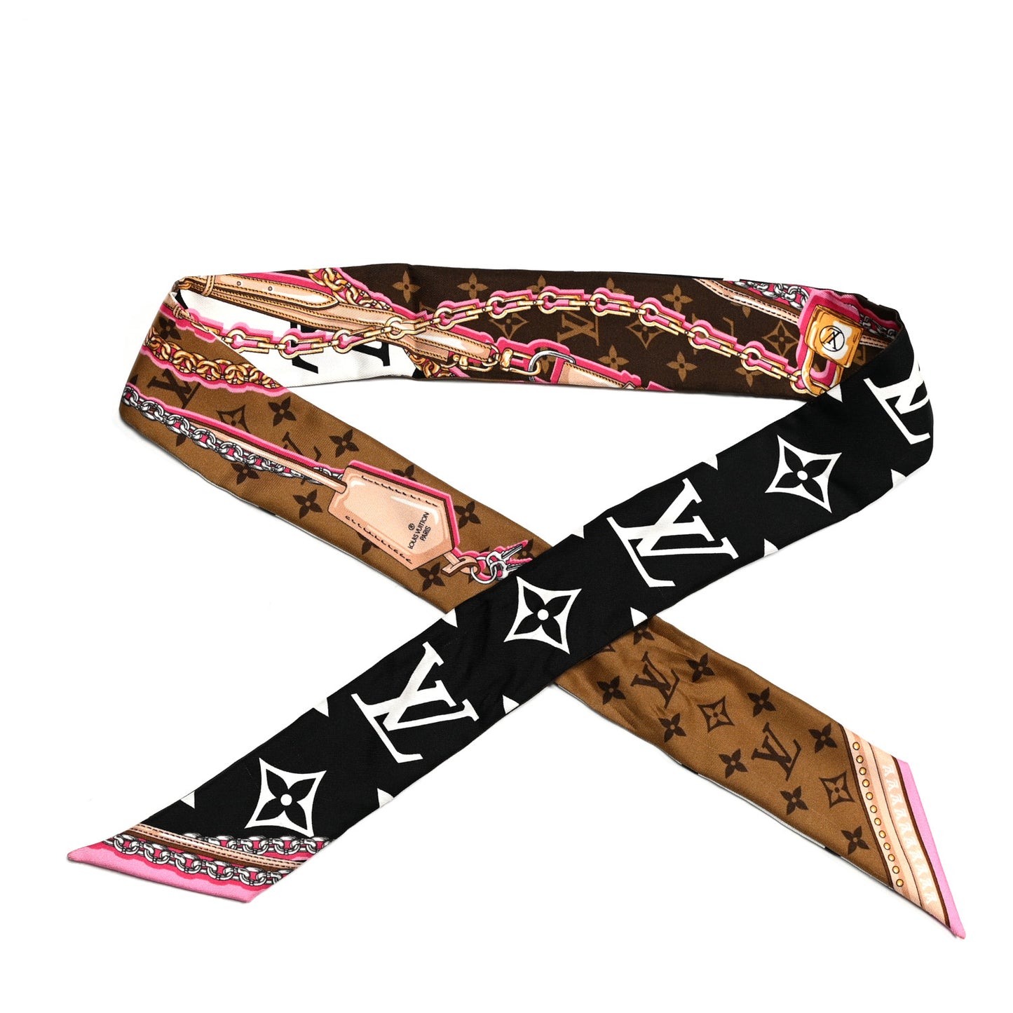 Silk Ultimate Monogram BB Bandeau Black