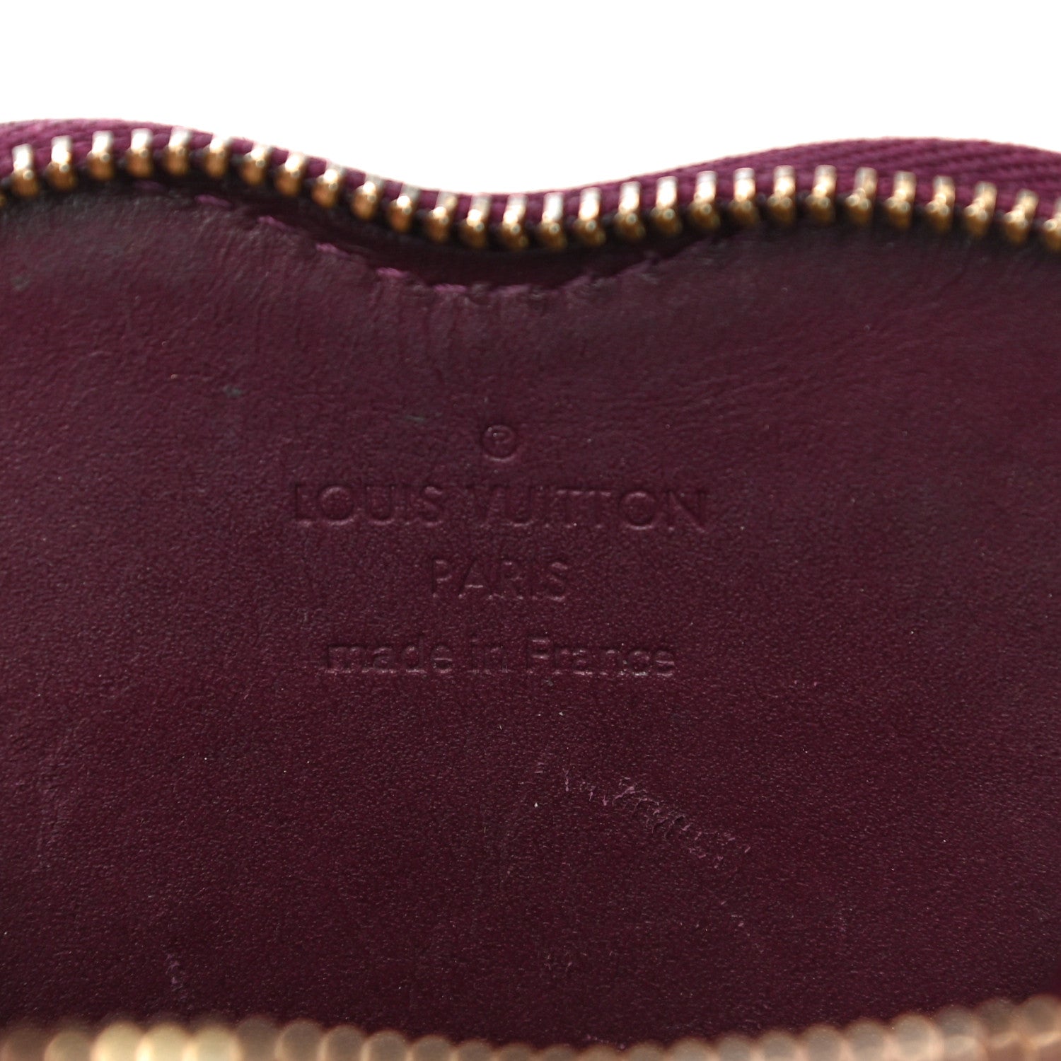 Louis Vuitton Vernis Heart Coin Purse Violet 6 of 15