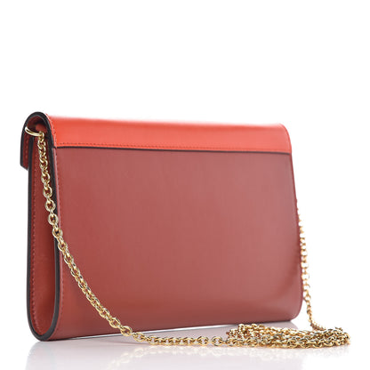 Celine Shiny Calfskin Clutch on a Chain Multicolor 3 of 6