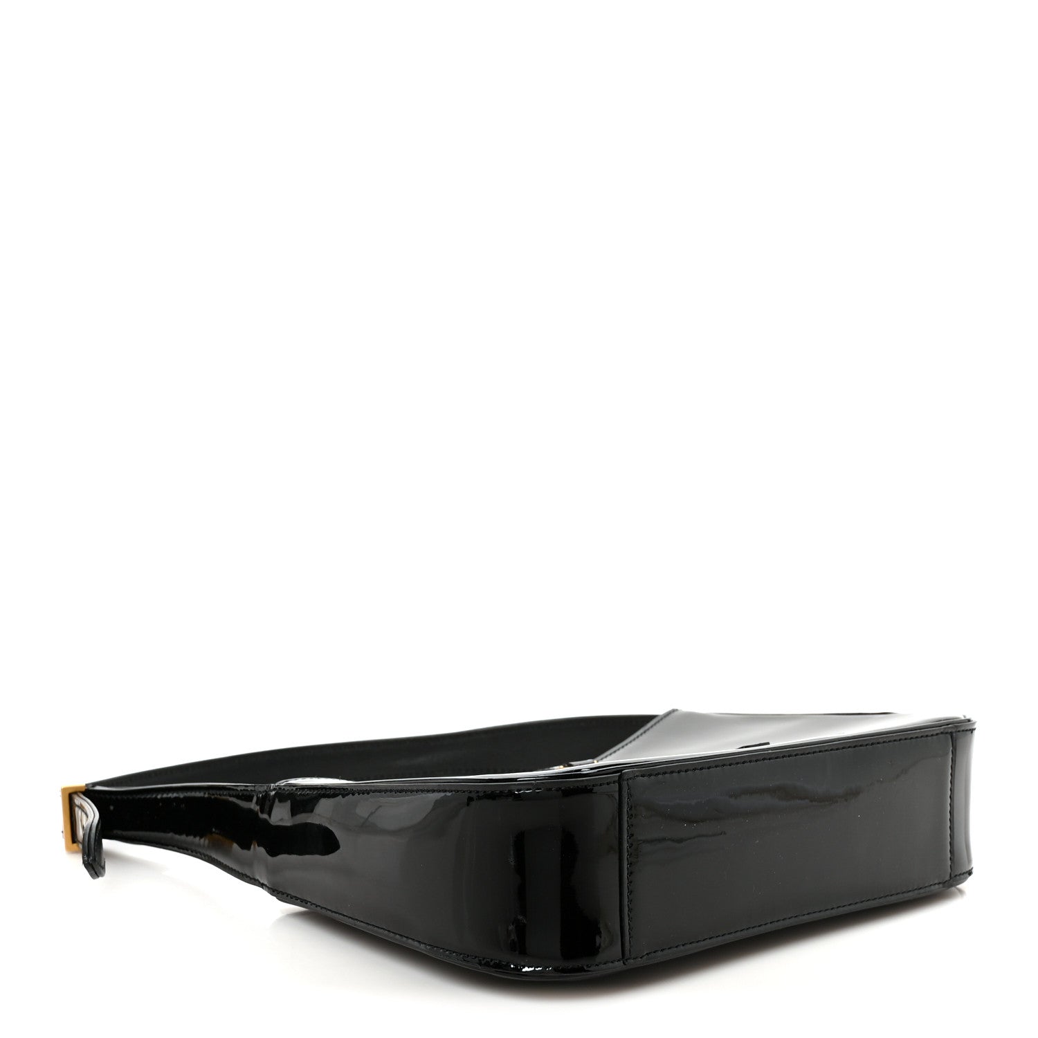 Saint Laurent Patent Le 5 A 7 Hobo Black 3 of 9