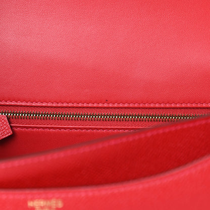 Hermes Epsom Constance 24 Rouge Casaque 8 of 14
