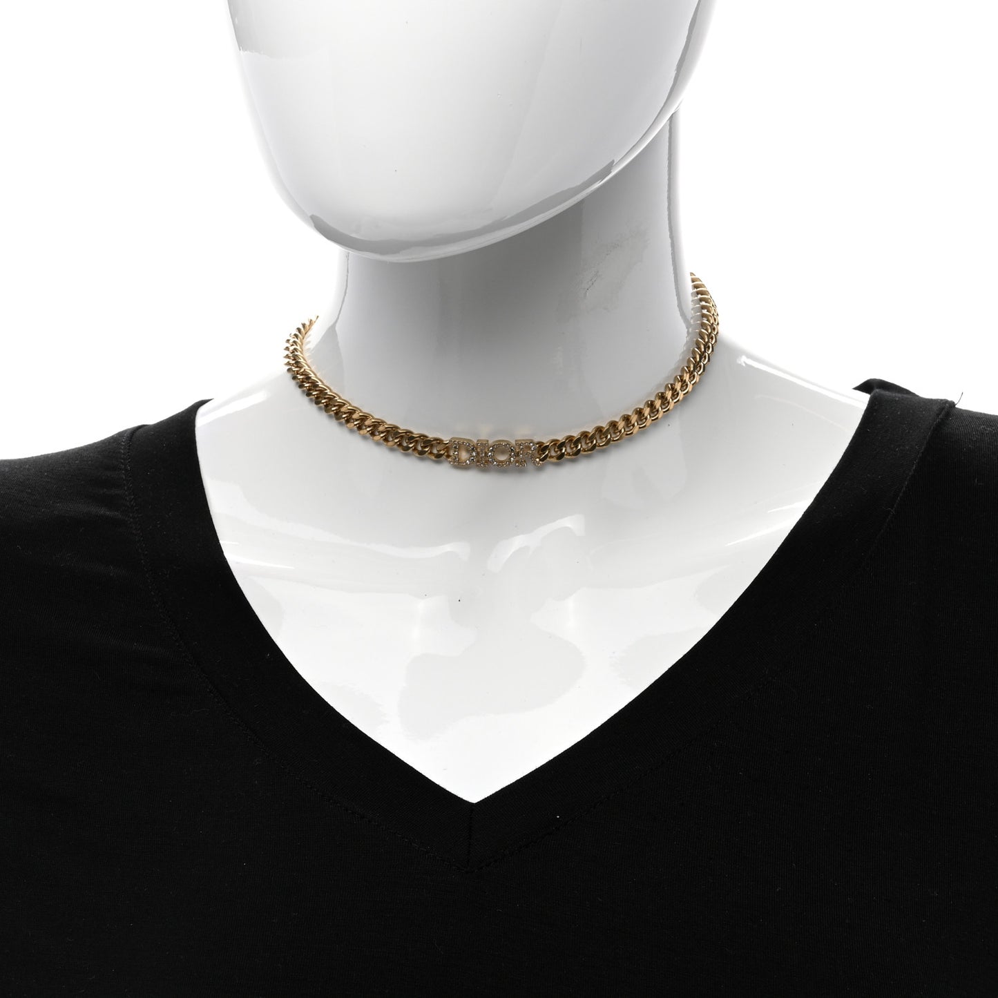 Metal Crystal Dio(r)evolution Choker Gold