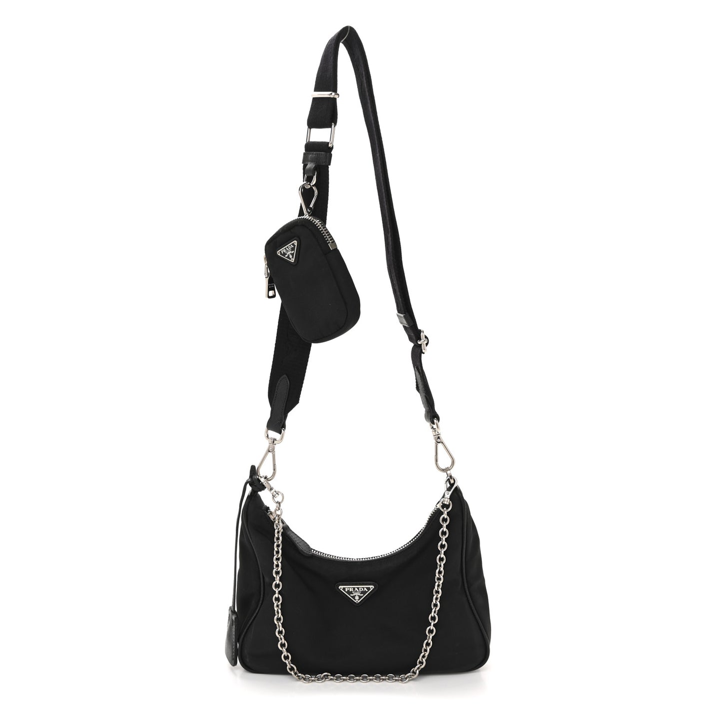 Nylon Re-Edition 2005 Shoulder Bag Black