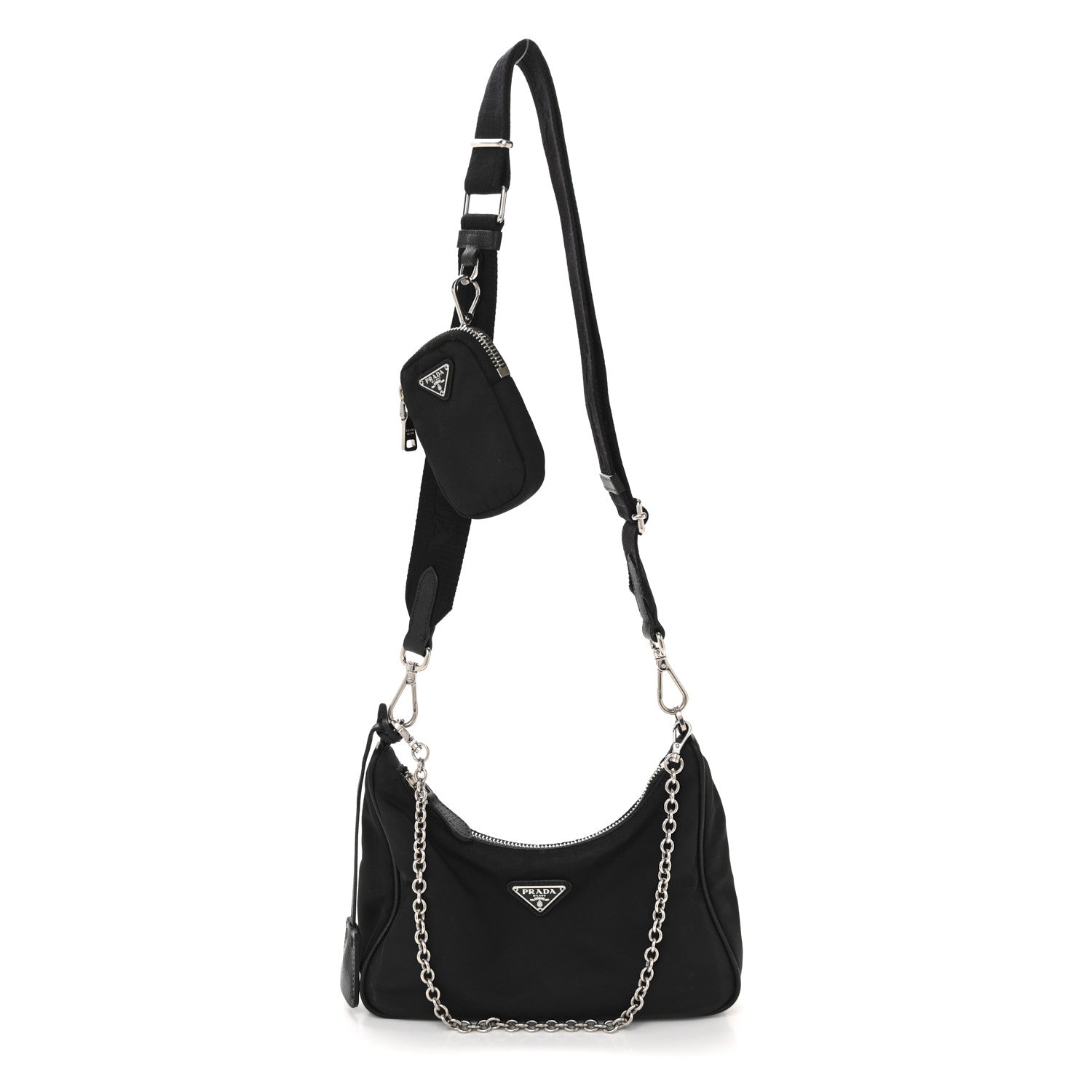 Prada Nylon Re-Edition 2005 Shoulder Bag Black 1 of 14