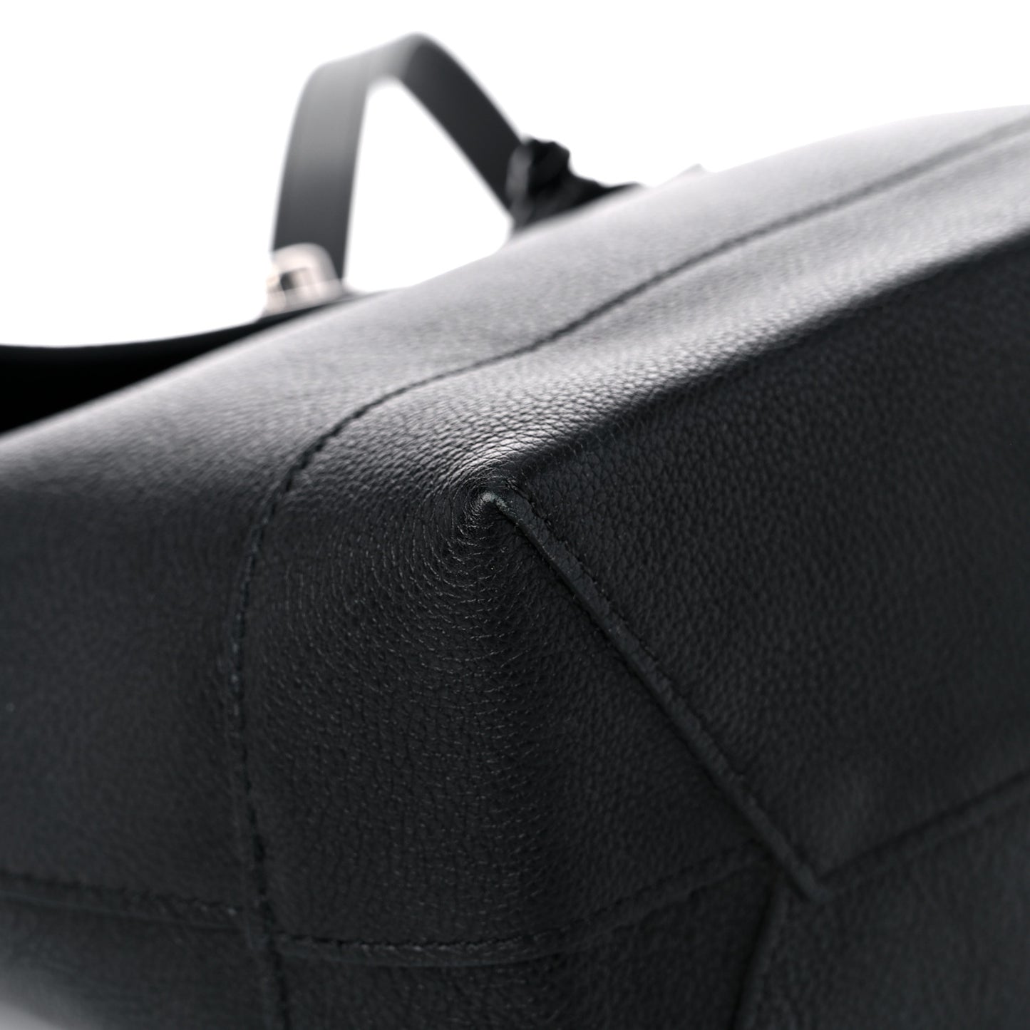 Calfskin Lockme Backpack Black
