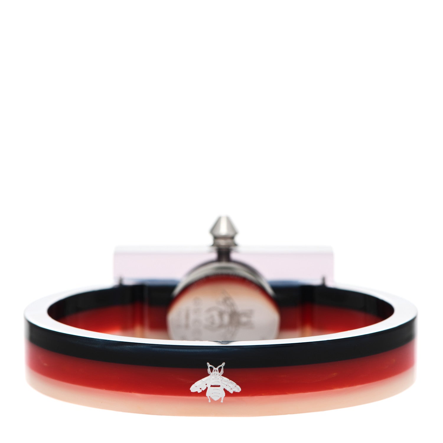 Gucci Stainless Steel Plexiglass Mother of Pearl 24mm Quartz Watch 3 of 5