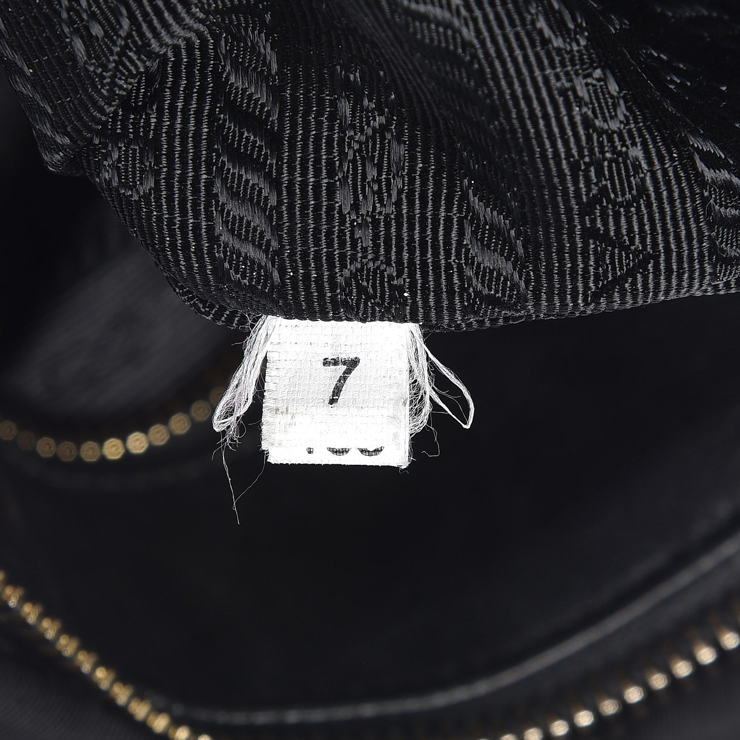 Prada Tessuto Nylon Gaufre Tote Black 7 of 11