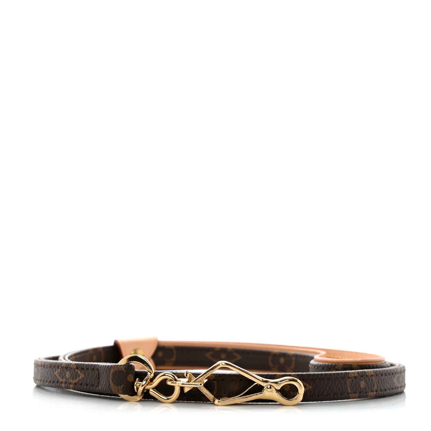 Monogram Baxter Dog Leash MM