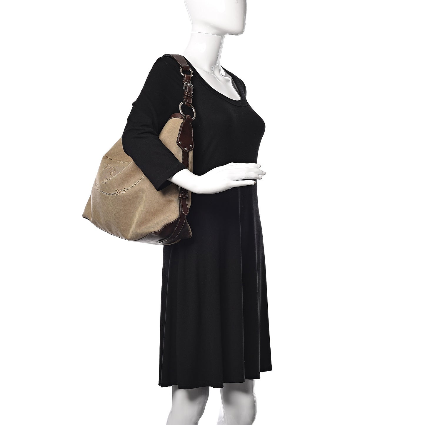 Jacquard Logo Hobo Corda Moro