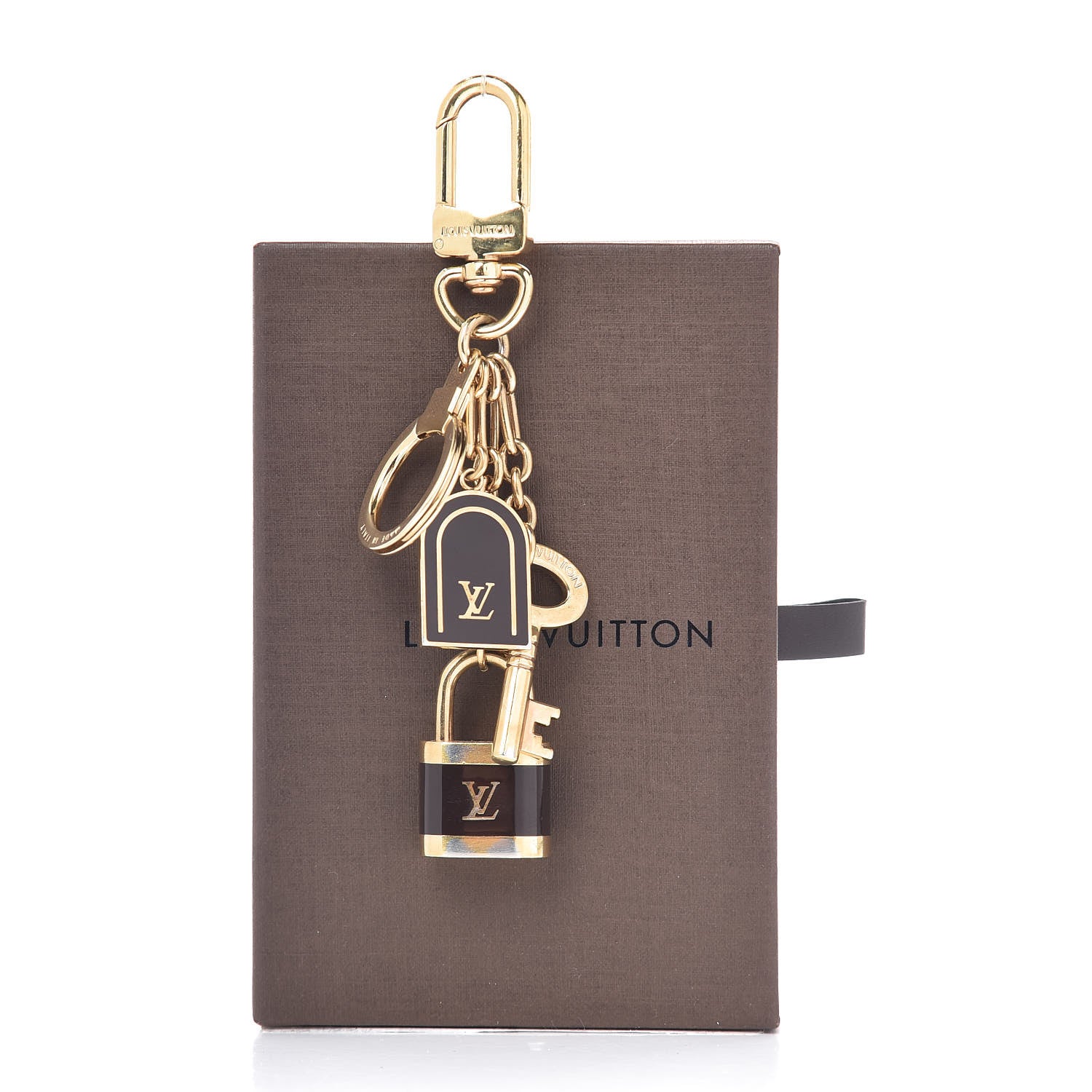 Louis Vuitton PTE Cles Cadenas Key Holder Black 3 of 3