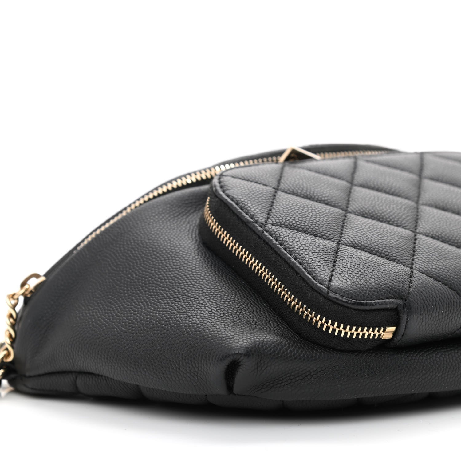 Chanel Caviar Quilted Business Affinity Waist Belt Bag Black 10 of 11