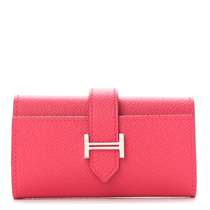 Hermes Epsom Bearn Multicles 4 Key Holder Rose Extreme 1 of 9