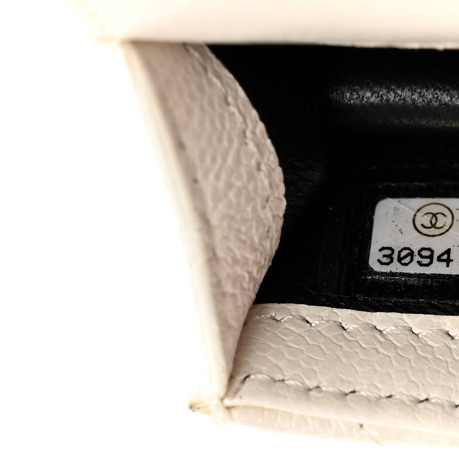 Chanel Caviar Quilted My Everything Airpods Pro Holder Belt White 8 of 13