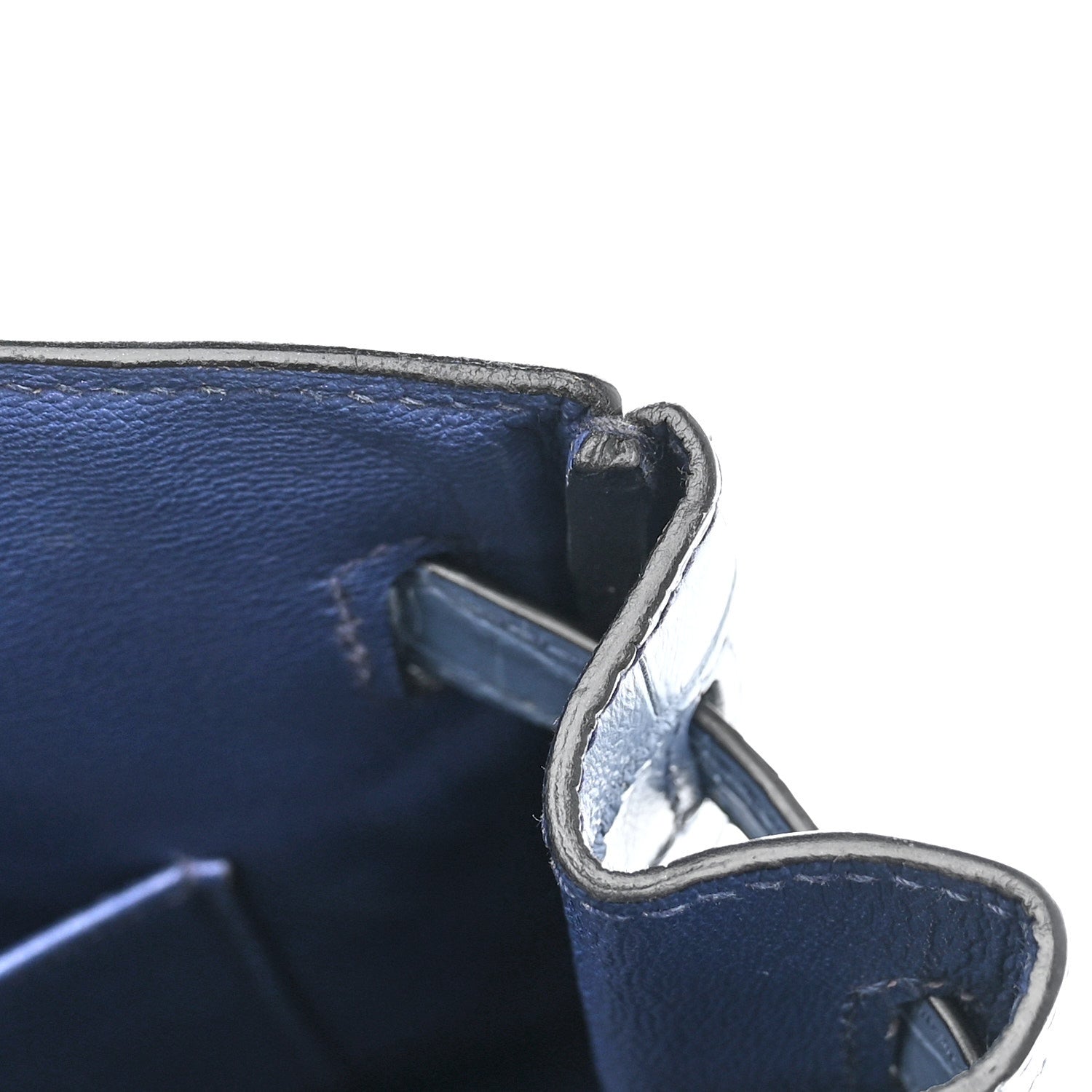 Hermes Matte Niloticus Crocodile Birkin 30 Bleu Ciel 37 of 45