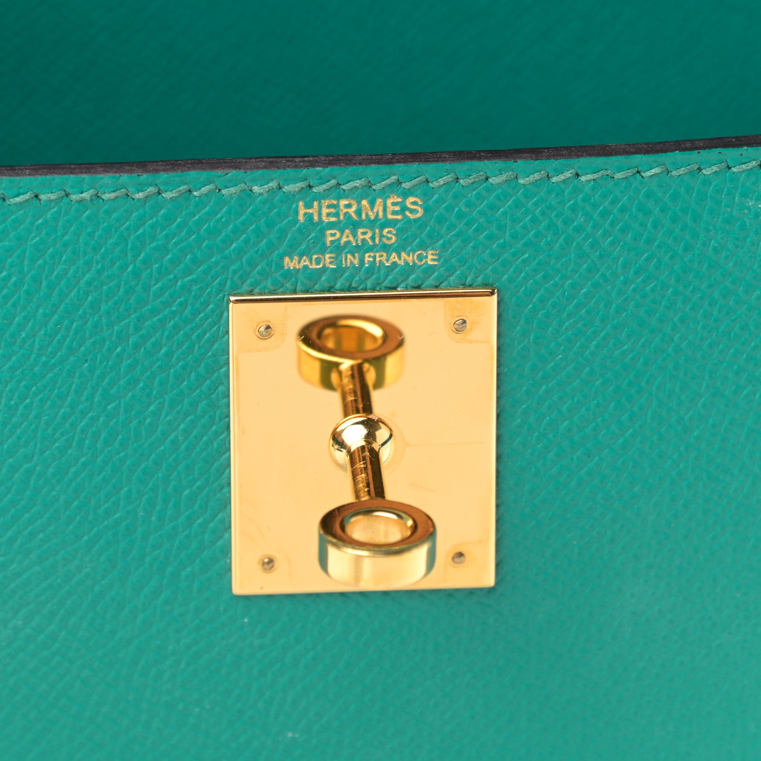 Hermes Epsom Kelly Sellier 28 Bleu Paon 5 of 14