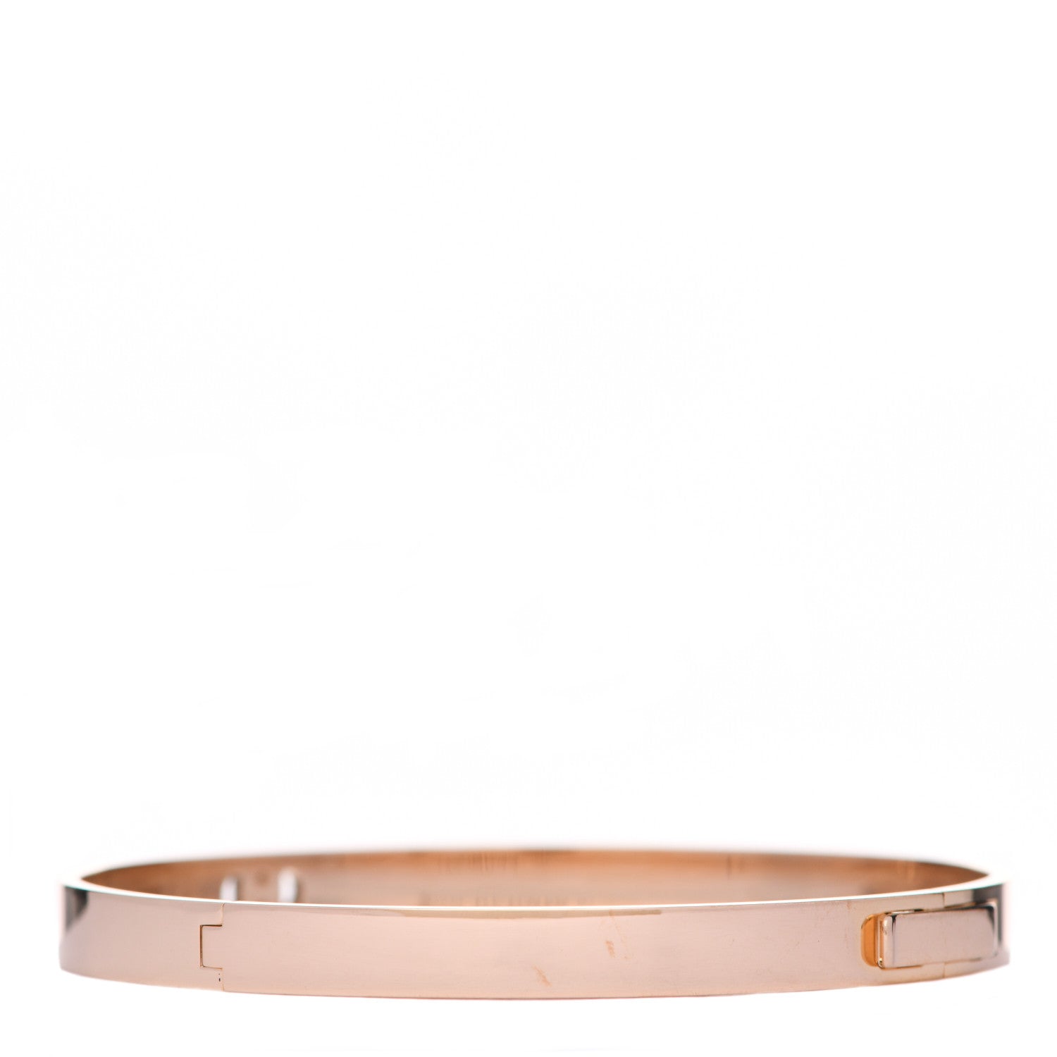 Hermes 18K Rose Gold Diamond PM H D'Ancre Bracelet ST 3 of 6