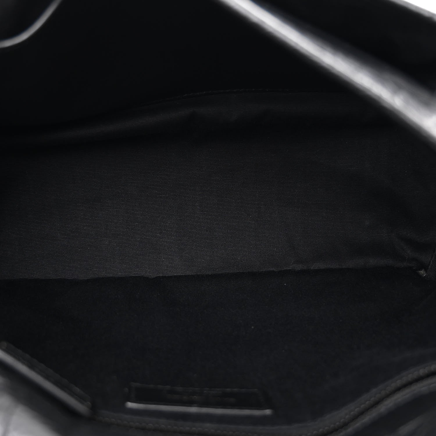 Saint Laurent Crocodile Embossed Lambskin Monogram Medium Niki Chain Satchel Black 5 of 14