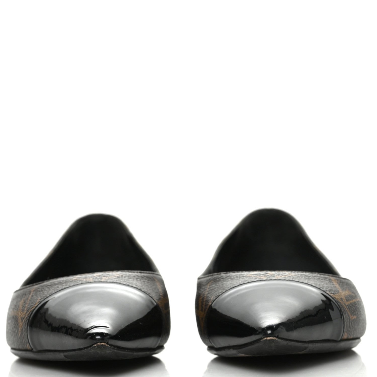 Louis Vuitton Patent Monogram Fetish Ballerina Flats 41 2 of 9
