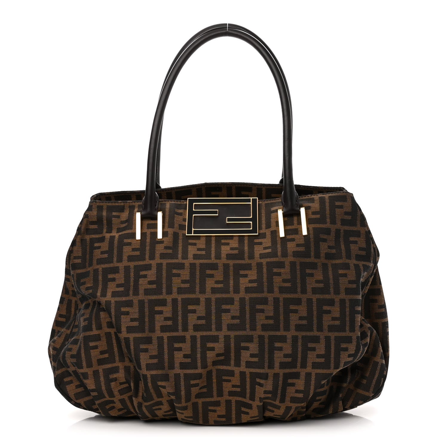 Fendi Zucca Large Mia Tote Tobacco 1 of 9