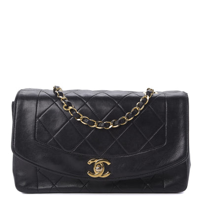 Chanel Lambskin Quilted Small Single Flap Bag Black 1 of 9