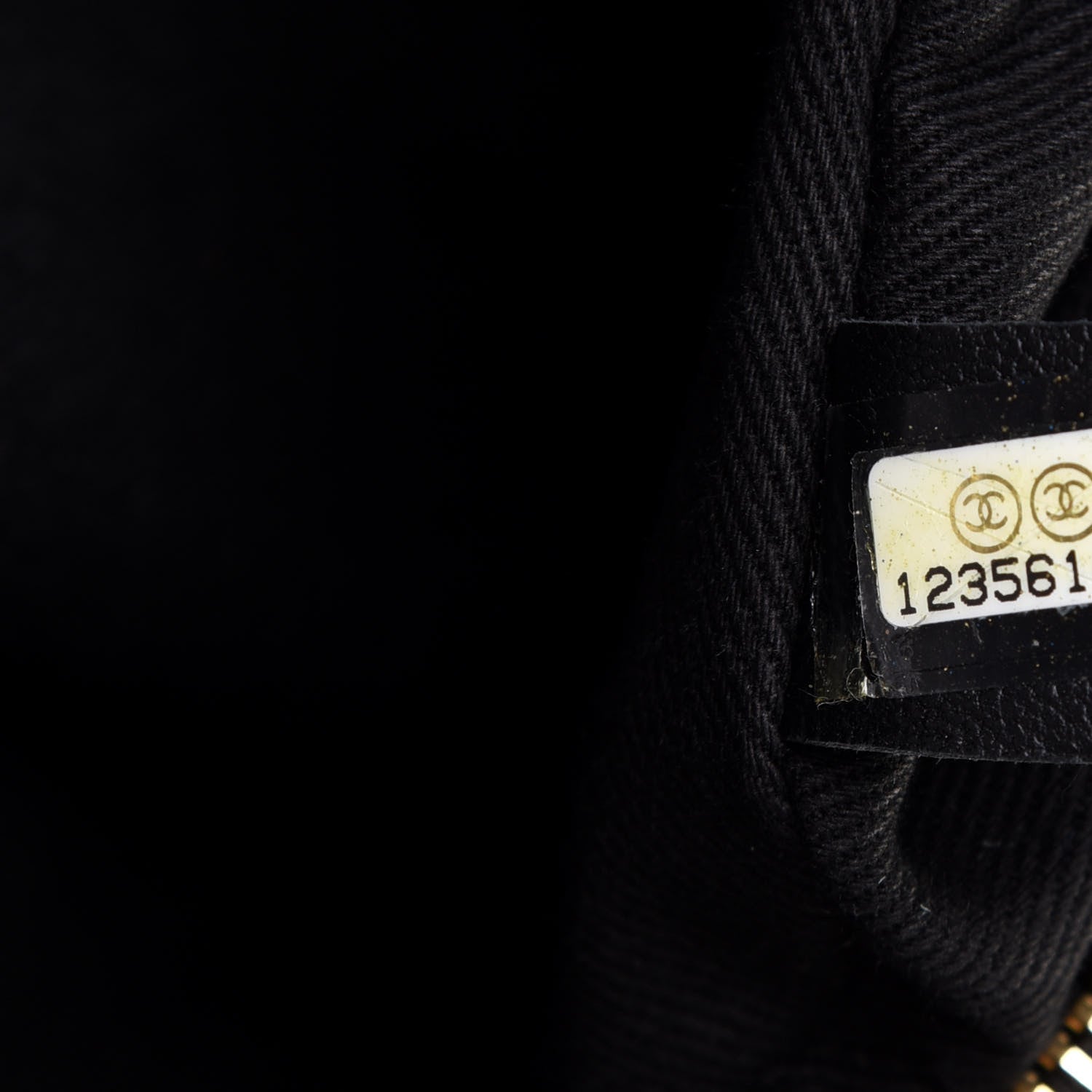 Chanel Lambskin Jersey Scales Camera Case Black 5 of 5