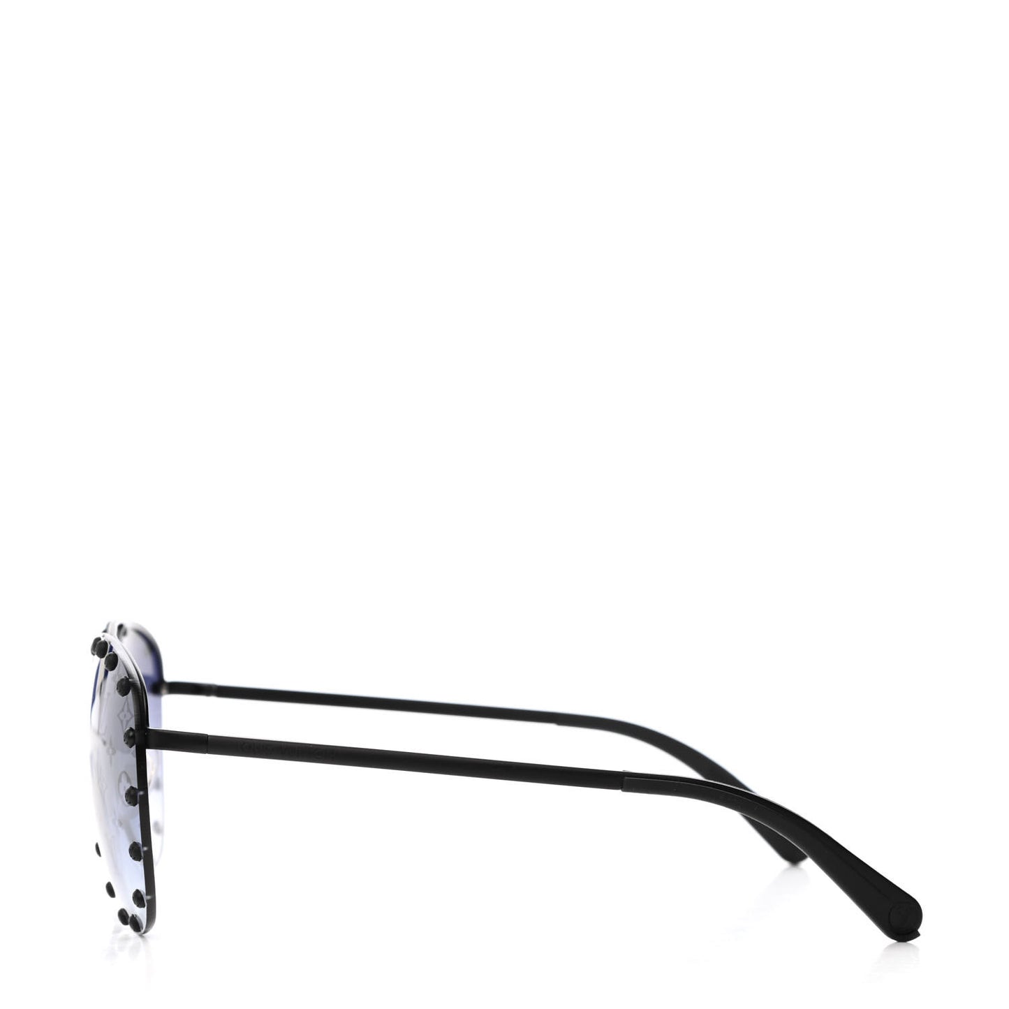 Metal Monogram The Party Aviator Sunglasses Z0973U Black
