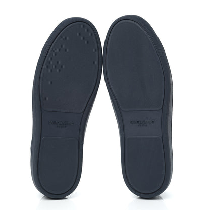 Saint Laurent Calfskin SL/06 Classic Court Sneakers 40 Blue 5 of 8