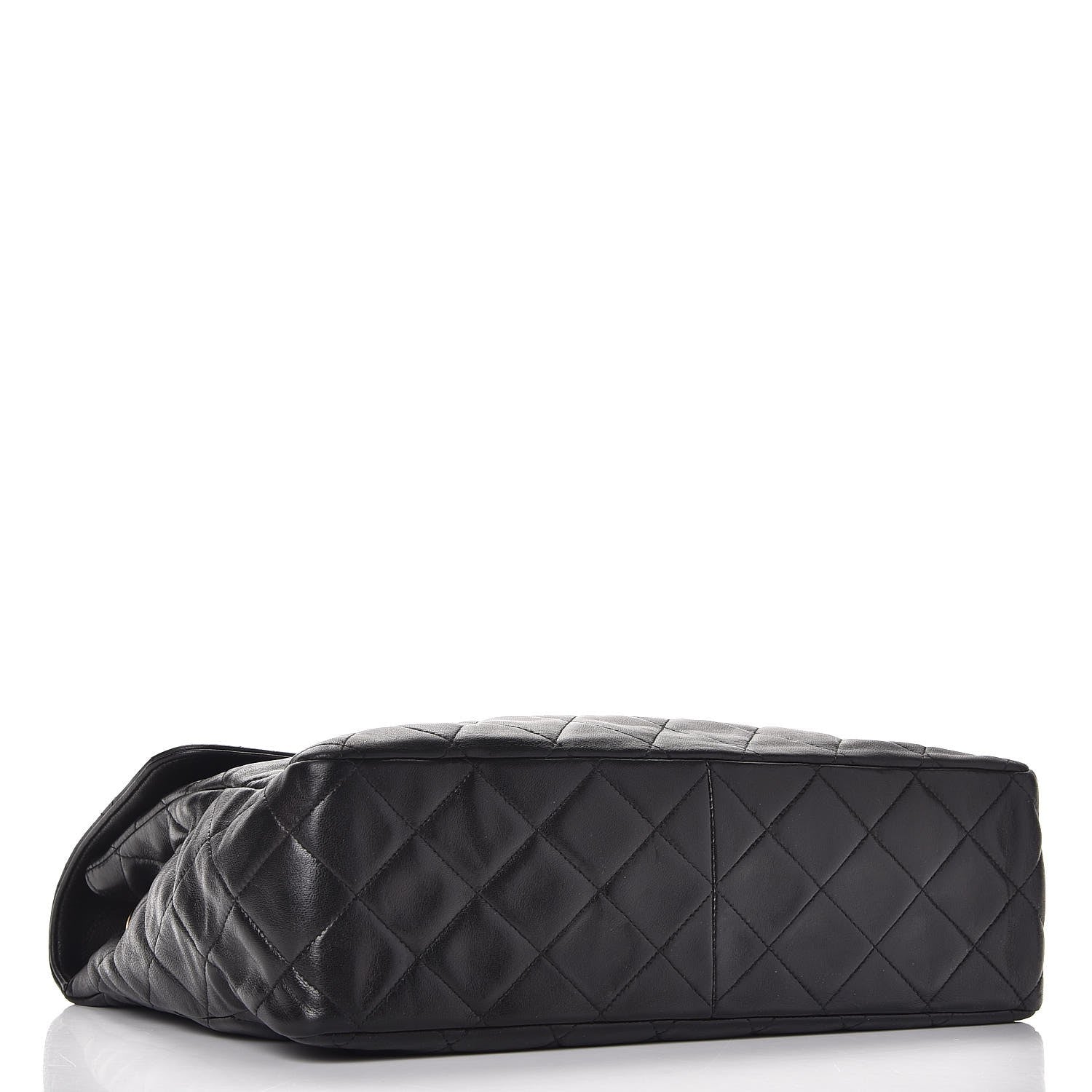 Chanel Lambskin Quilted Jumbo Single Flap Black 4 of 9