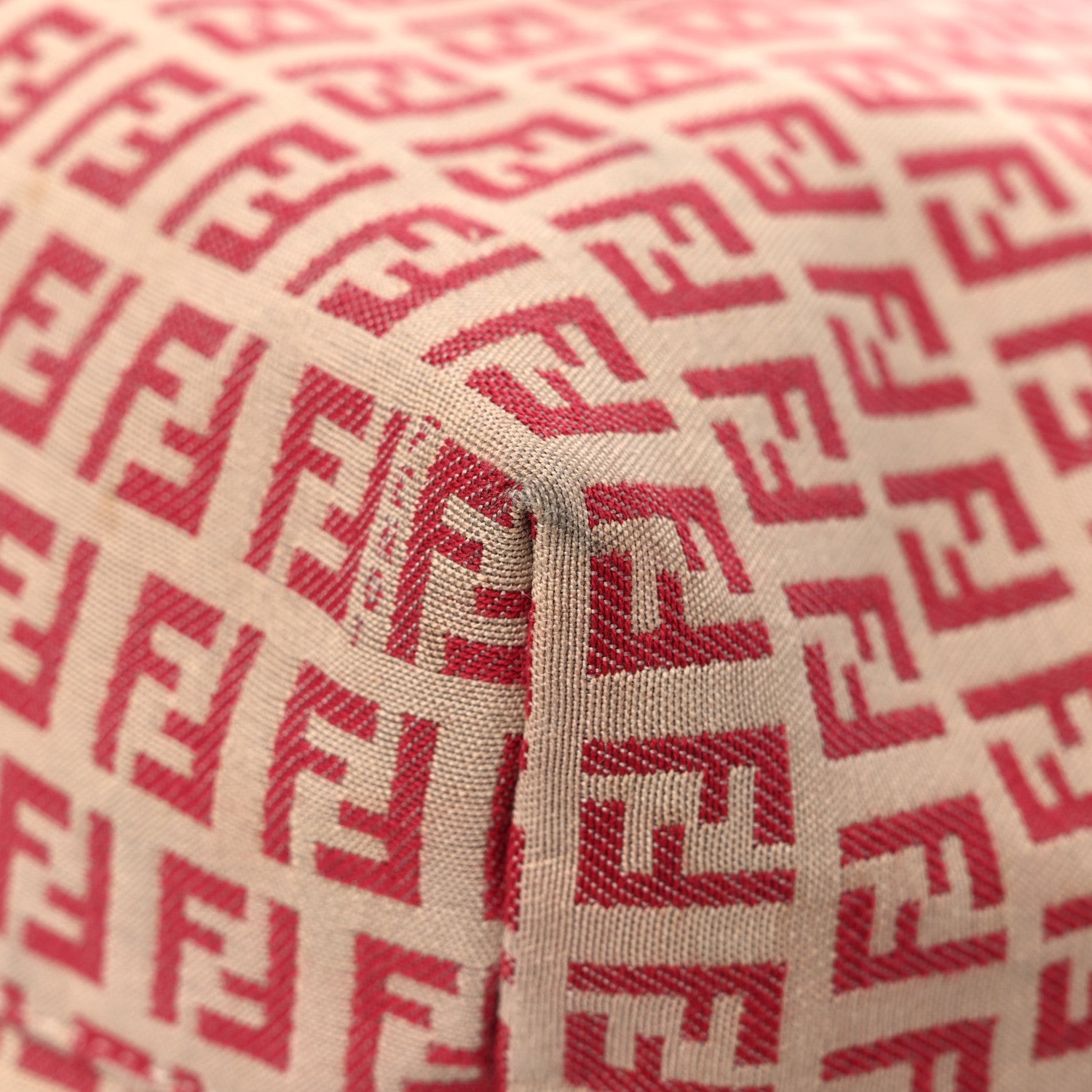 Fendi Zucchino Shopping Tote Tobacco Red 8 of 14