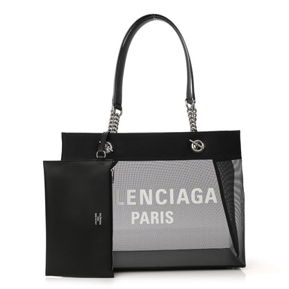 Balenciaga Mesh Medium Duty Free Tote Black 3 of 10