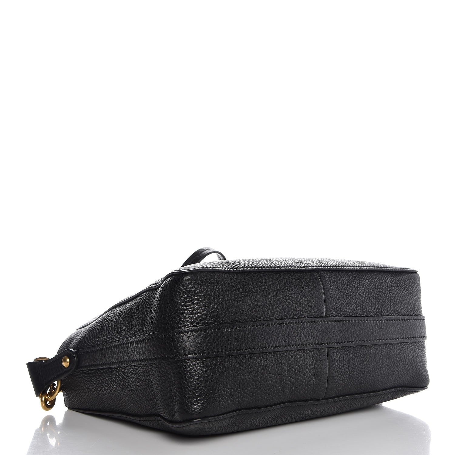 Christian Dior Grained Calfskin D-Bee Shopper Black 5 of 8
