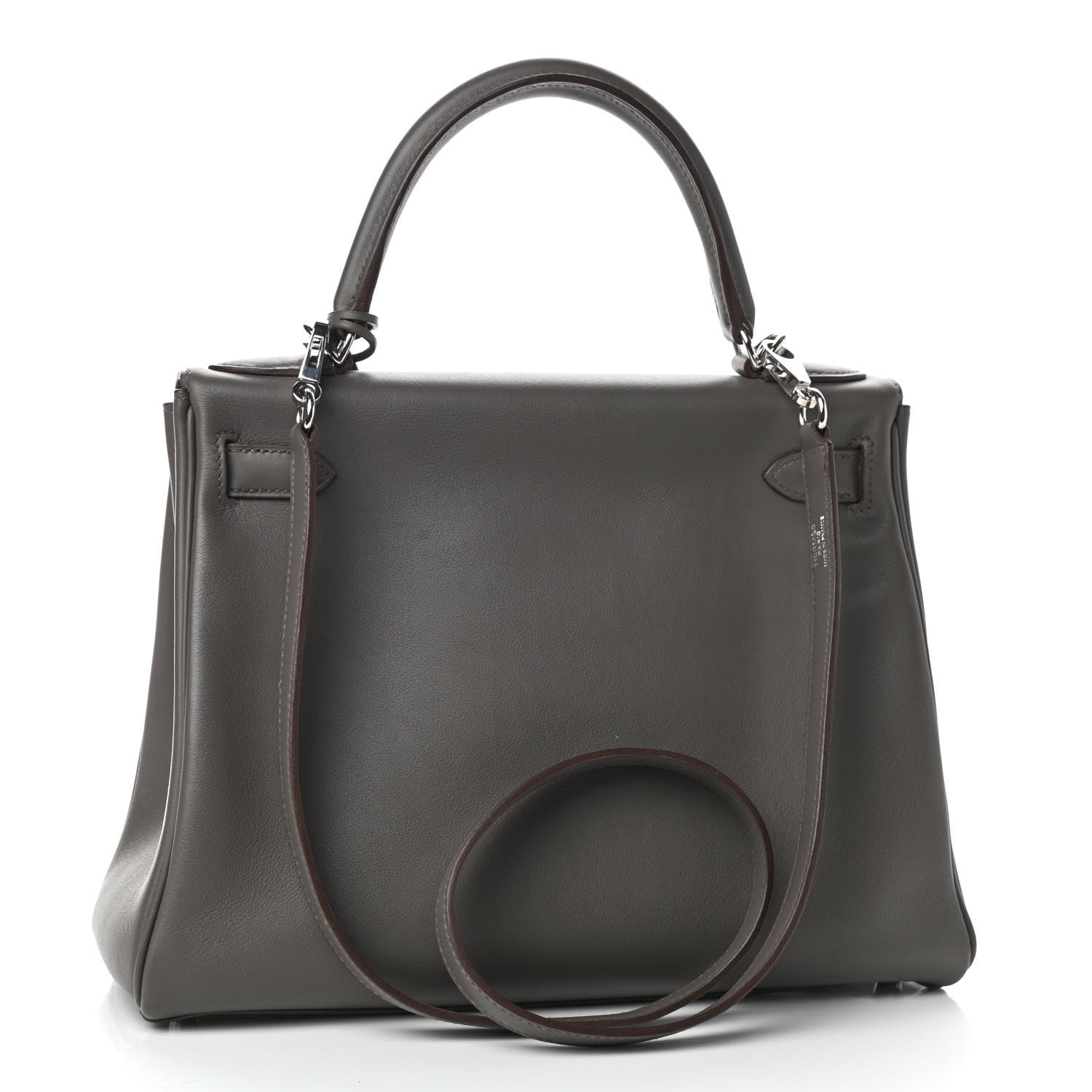 Hermes Swift Kelly Retourne 28 Etain 3 of 12