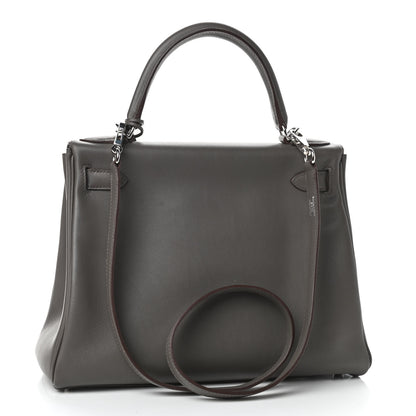 Hermes Swift Kelly Retourne 28 Etain 3 of 12