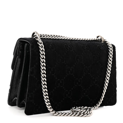 Gucci Velvet GG Monogram Small Dionysus Shoulder Bag Black 3 of 10