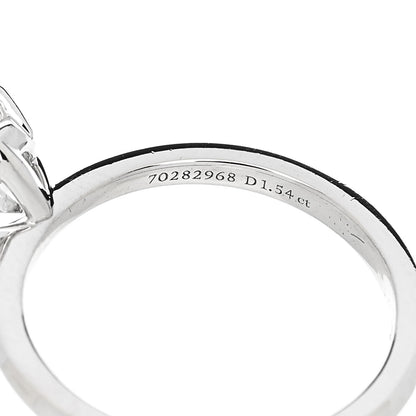 Tiffany Platinum Diamond 1.54ct Solitaire Engagement Ring 46 3.75 6 of 7