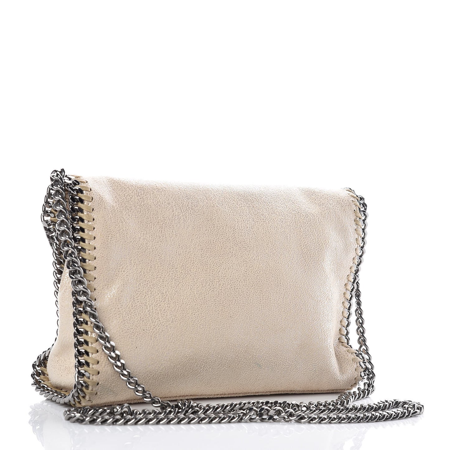 Shaggy Deer Mini Falabella Crossbody Bag Sand