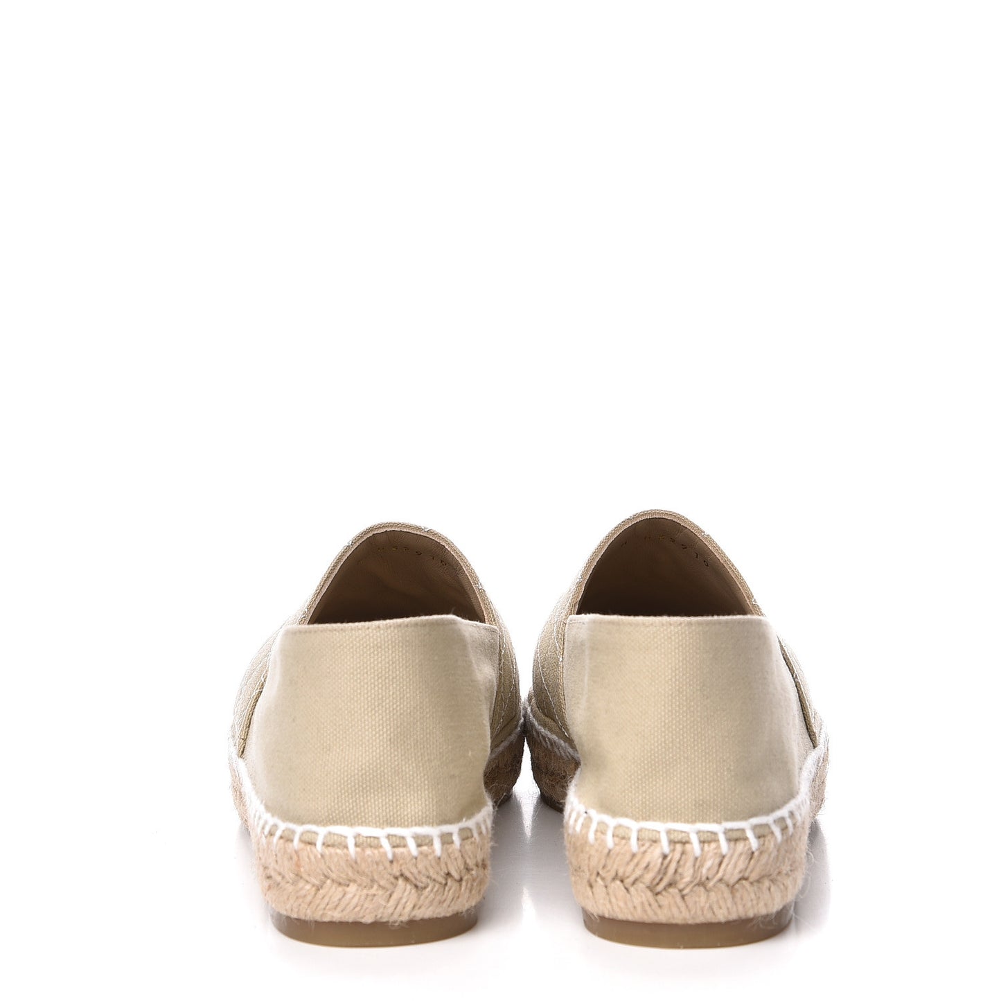 Fabric Biarritz CC Espadrilles 39 White Beige