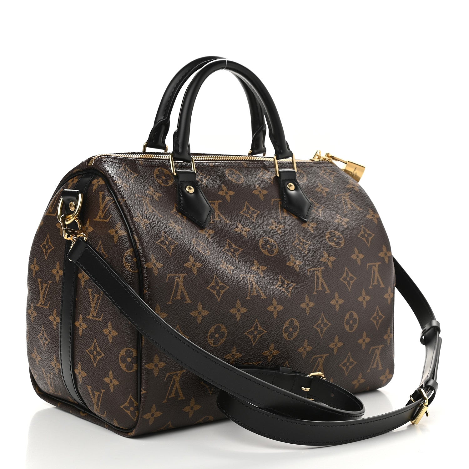 Louis Vuitton Monogram My World Tour Speedy Bandouliere 30 Black 3 of 10