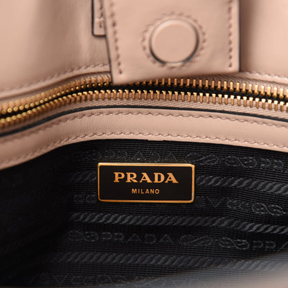 Prada Saffiano Soft Calfskin Small Zippered Tote Cipria 8 of 11