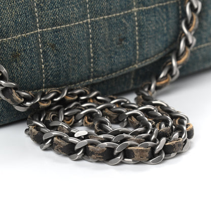 Chanel Denim Chocolate Bar Quilted Flap 10 of 18