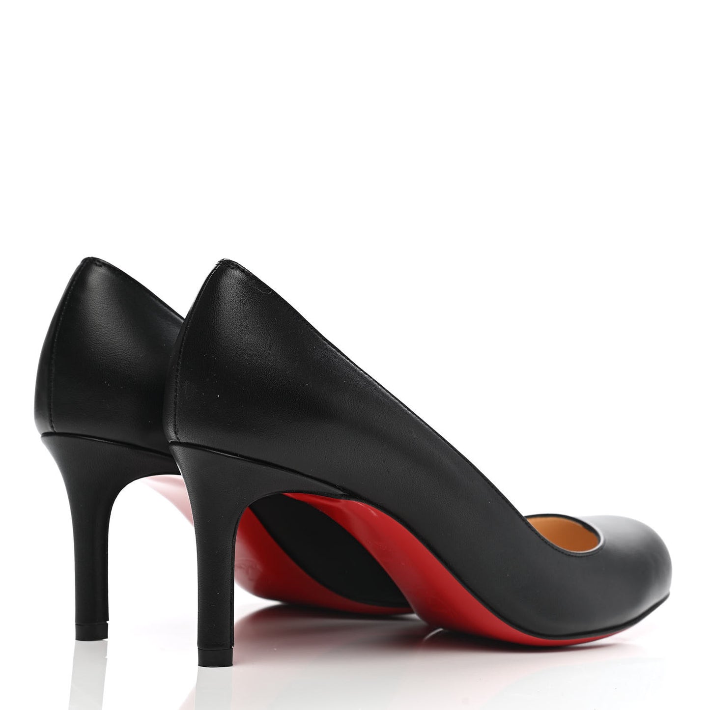 Shiny Nappa Simple 70 Pumps 36.5 Black